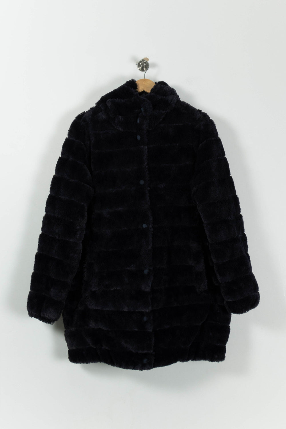 Manteau Fourré Bleu - Taille XL/42 de la marque La Fée Maraboutée | PARAD94258 - Vendu par Paradigme - Image 2