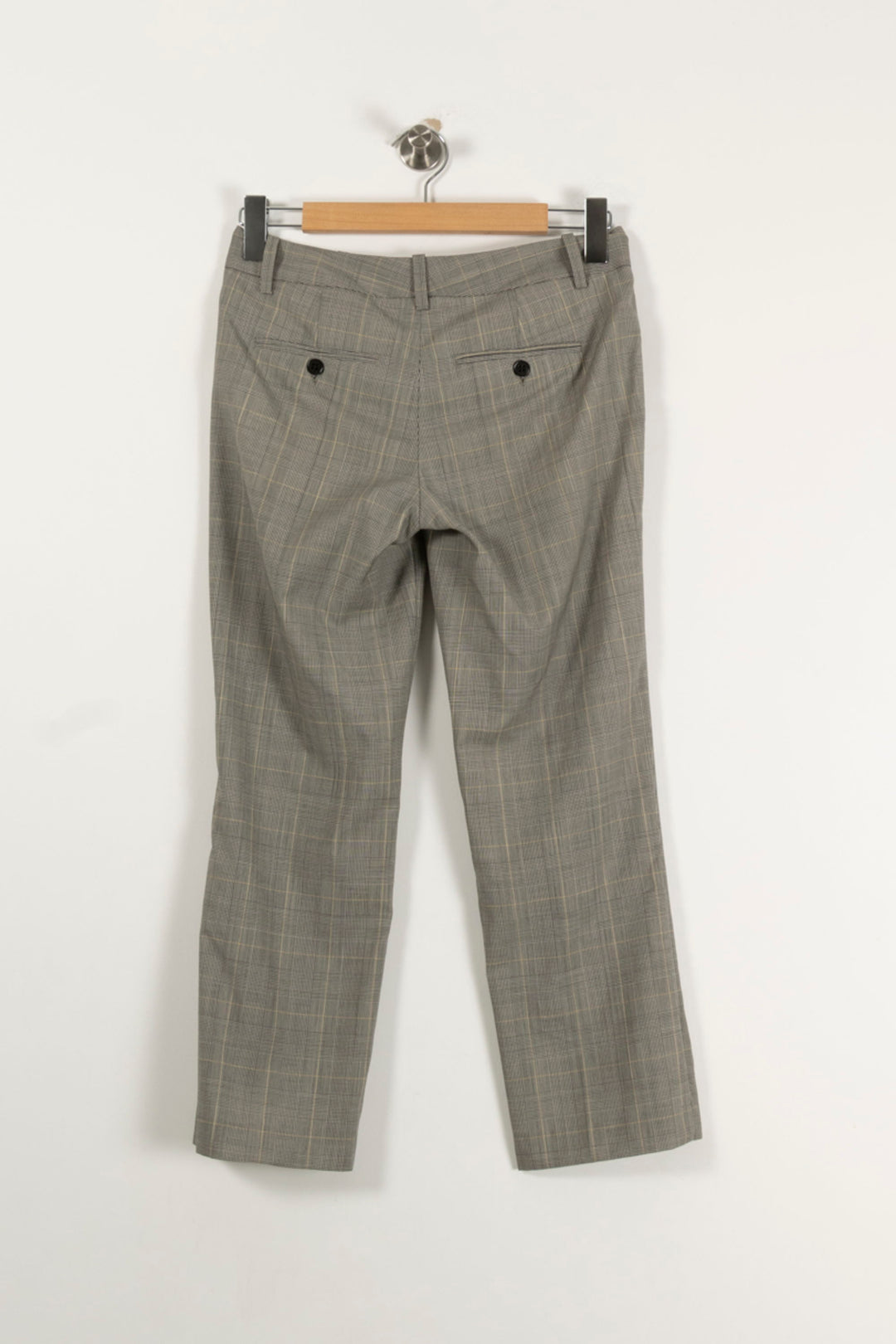 Pantalon À Carreaux Gris - Taille XS/34 de la marque Zadig&Voltaire | PARAD94259 - Vendu par Paradigme - Image 4