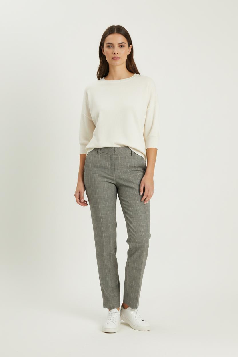 Pantalon À Carreaux Gris - Taille XS/34 de la marque Zadig&Voltaire | PARAD94259 - Vendu par Paradigme - Image 1