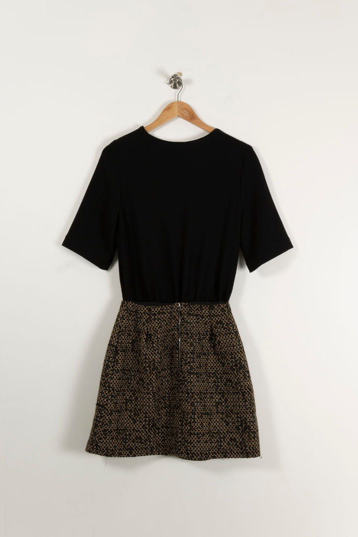 Robe noire et dorée - Taille XS/34 de la marque ba&sh | PARAD94264 - Vendu par Paradigme - Image 4