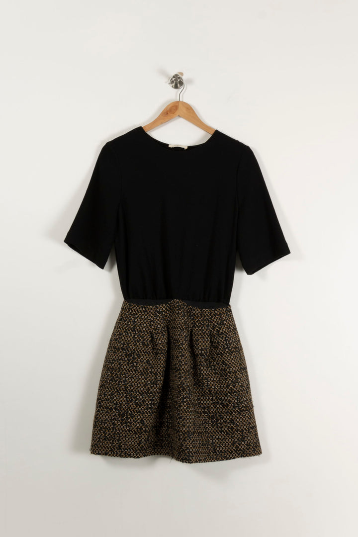 Robe noire et dorée - Taille XS/34 de la marque ba&sh | PARAD94264 - Vendu par Paradigme - Image 2