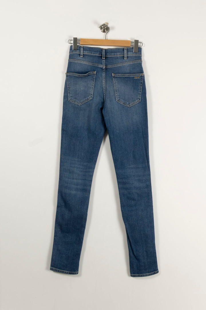 Jean Slim Bleu - Taille XS/34 de la marque ba&sh | PARAD94276 - Vendu par Paradigme - Image 4