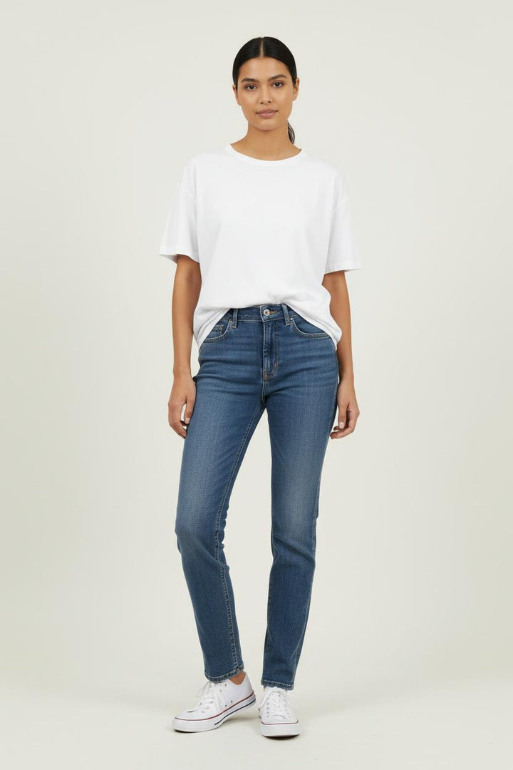 Jean Slim Bleu - Taille XS/34 de la marque ba&sh | PARAD94276 - Vendu par Paradigme - Image 1