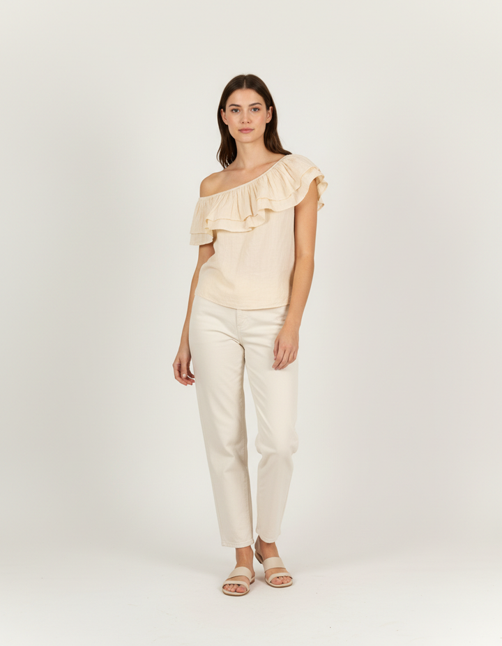 Blouse Beige - Taille XS/34 de la marque Petite Mendigote | PARAD94279 - Vendu par Paradigme - Image 1