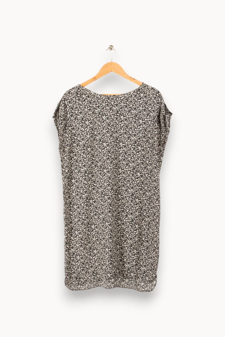 Robe multicolore noire et blanche - L / 40