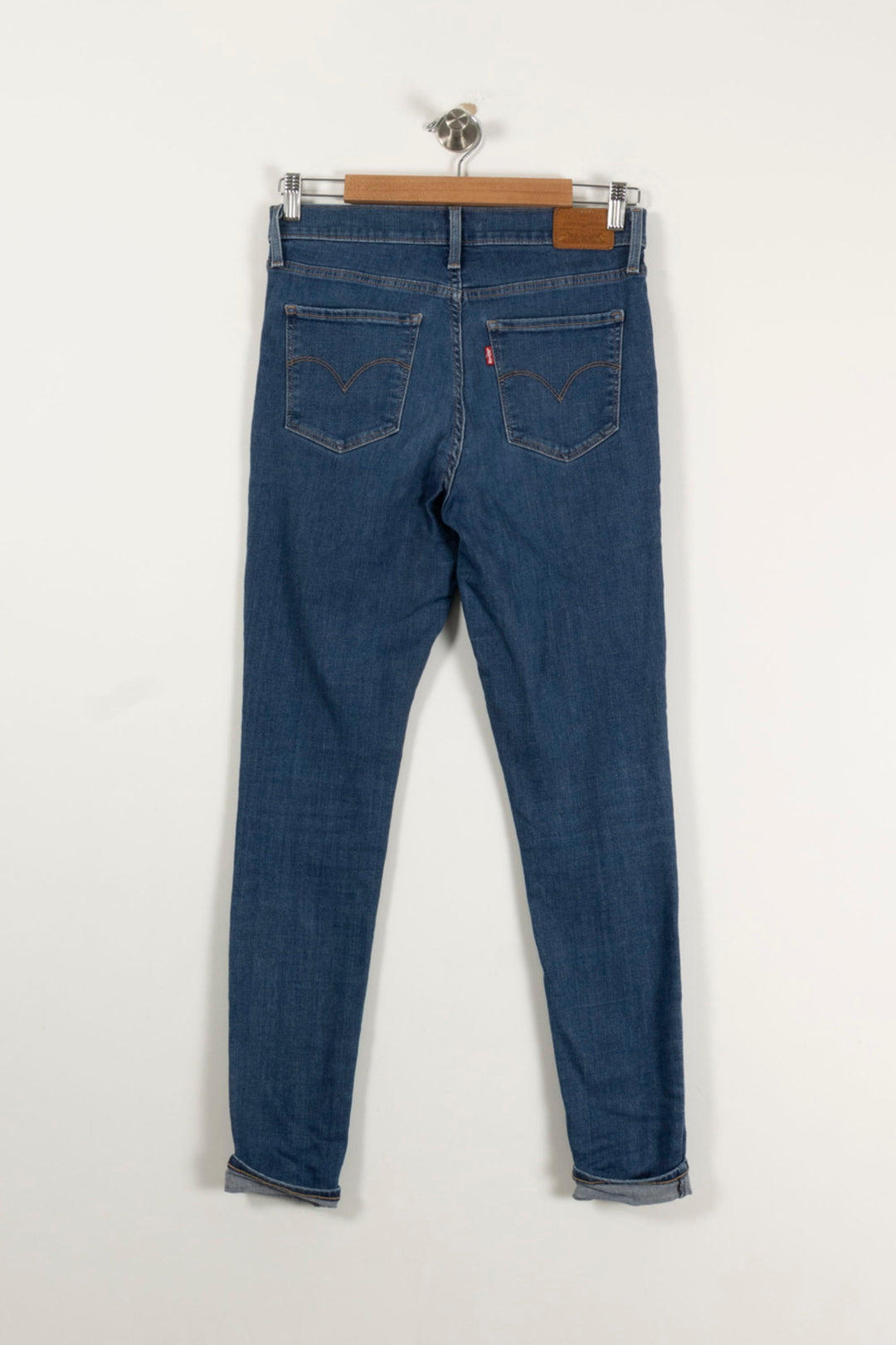 Jean Skinny Bleu - Taille M/38 de la marque Levi's | PARAD94282 - Vendu par Paradigme - Image 4