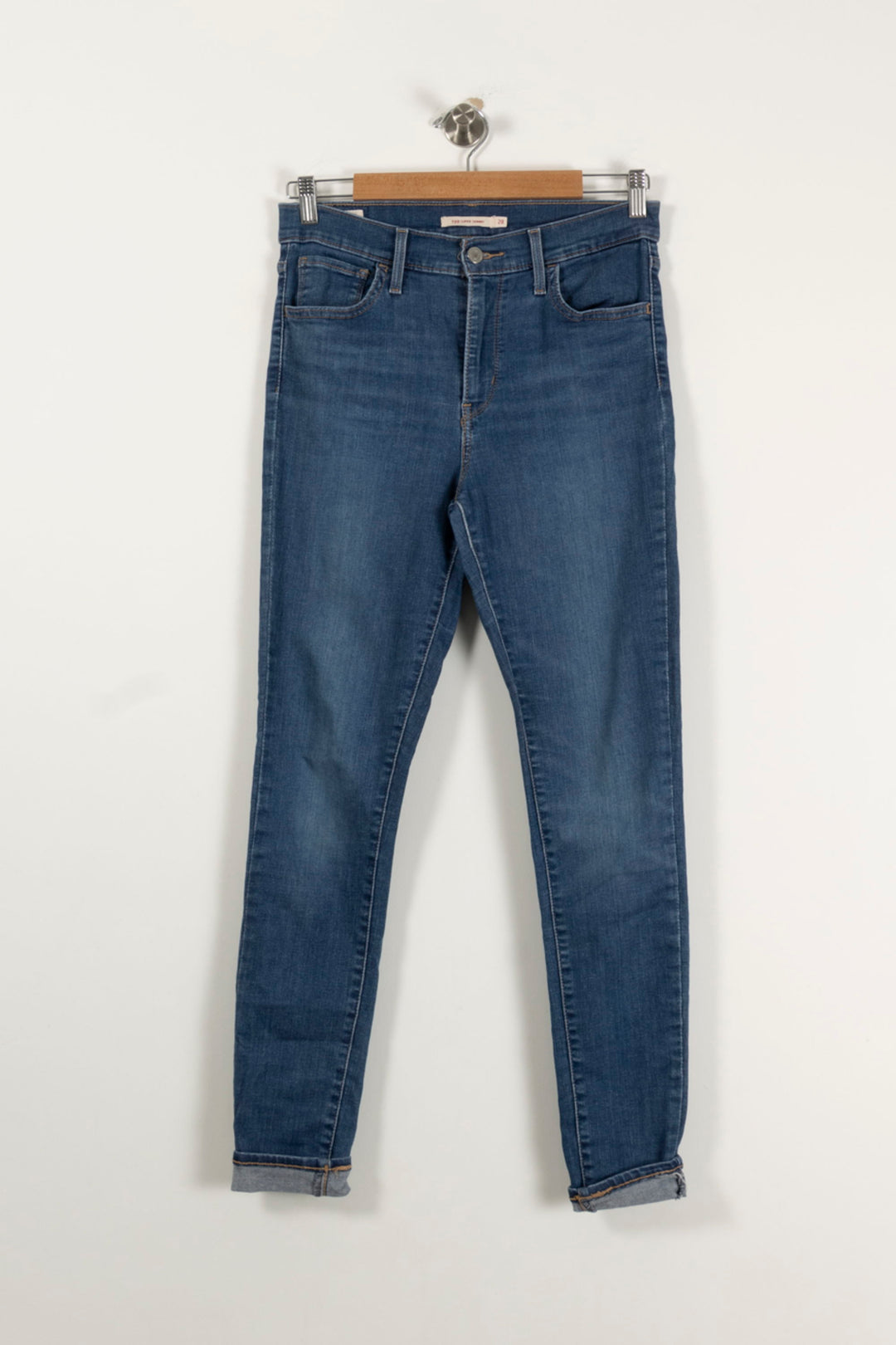 Jean Skinny Bleu - Taille M/38 de la marque Levi's | PARAD94282 - Vendu par Paradigme - Image 2
