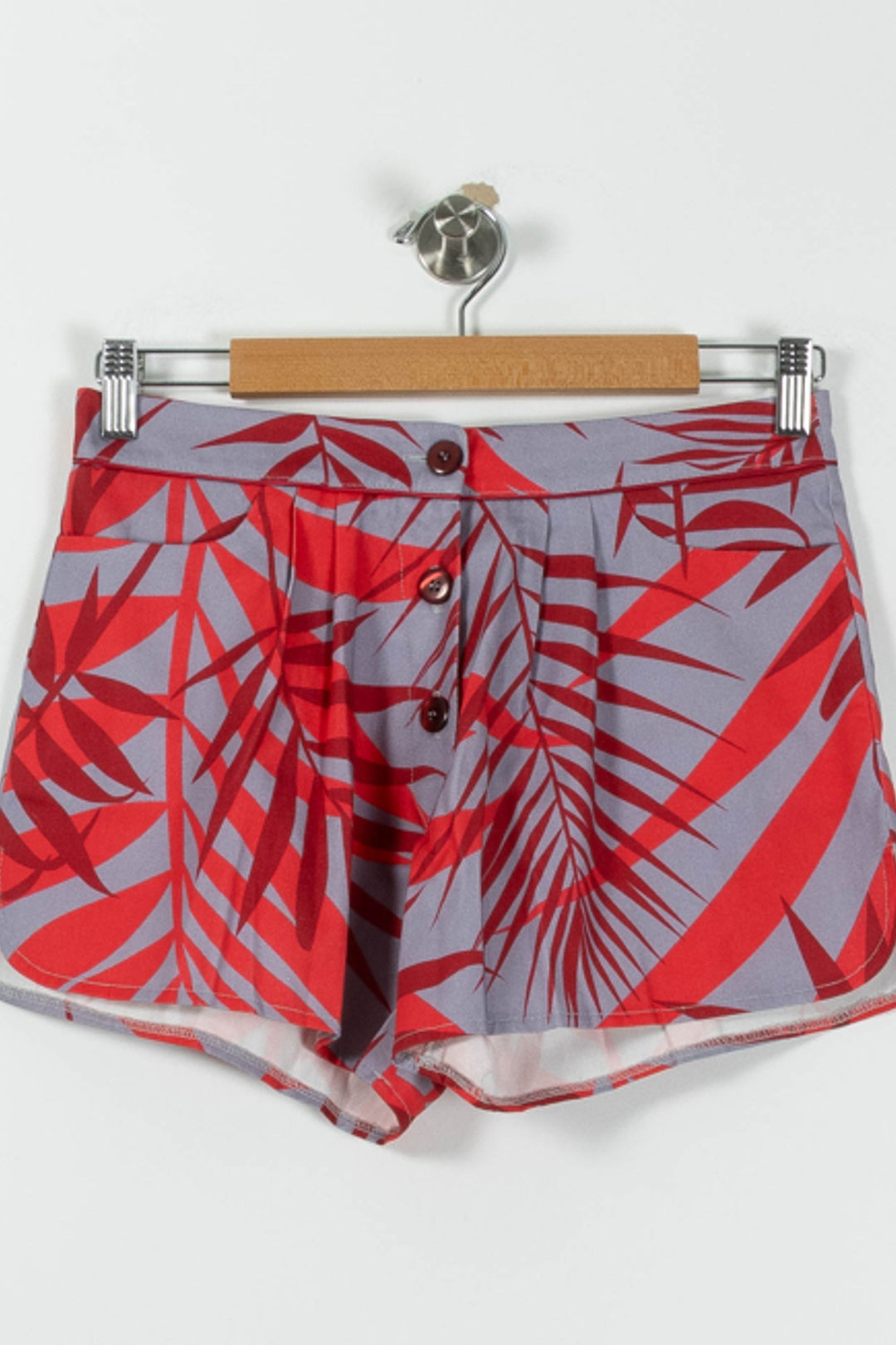 Short Rouge et Gris - Taille S/36 de la marque Heimstone | PARAD94284 - Vendu par Paradigme - Image 2