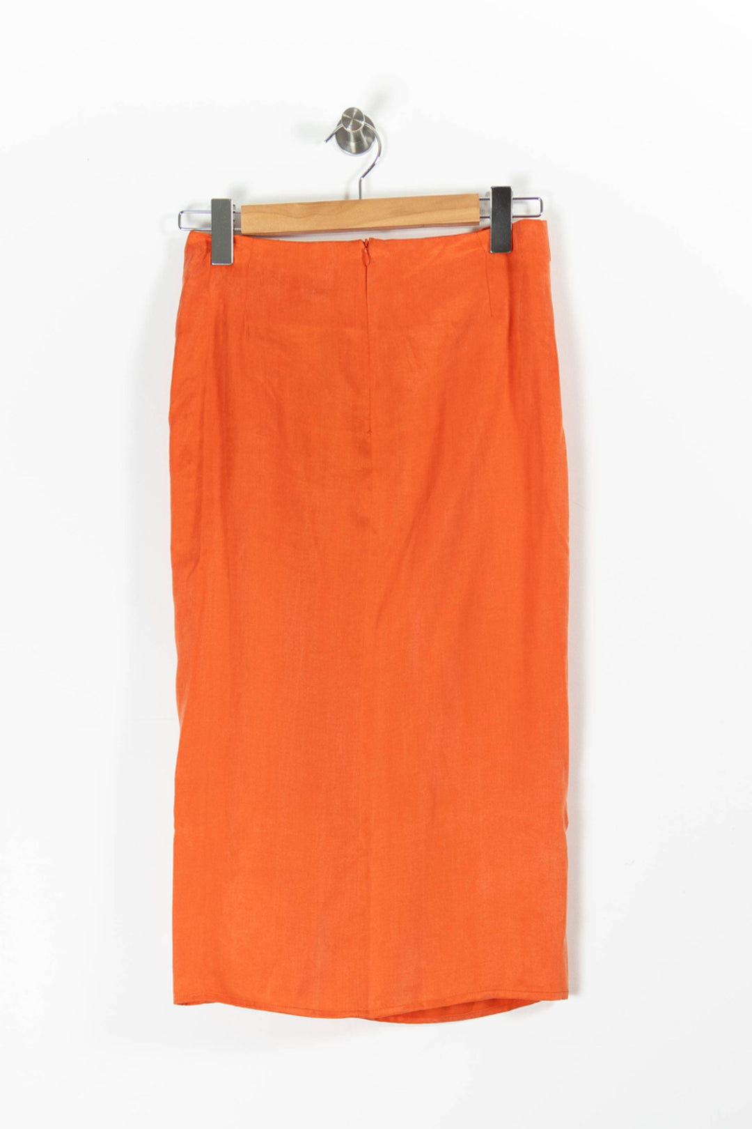 Jupe Midi Orange - Taille M/38 de la marque Valentine Gauthier | PARAD94293 - Vendu par Paradigme - Image 4