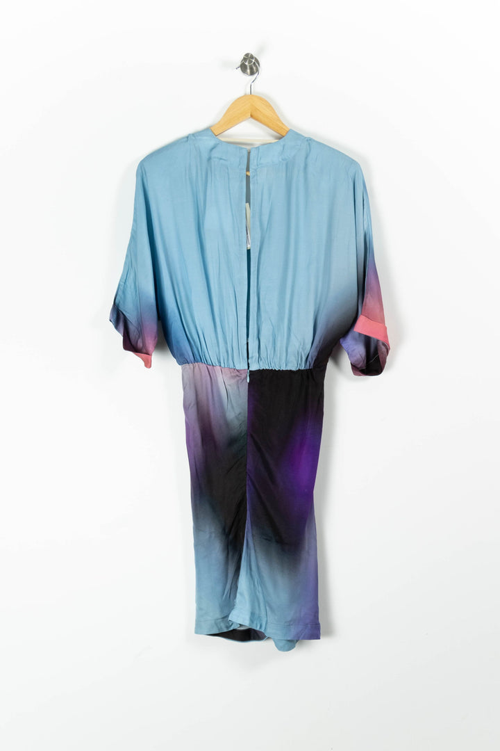 Robe Midi Bleu et Violet - Taille L/40 de la marque Valentine Gauthier | PARAD94295 - Vendu par Paradigme - Image 4