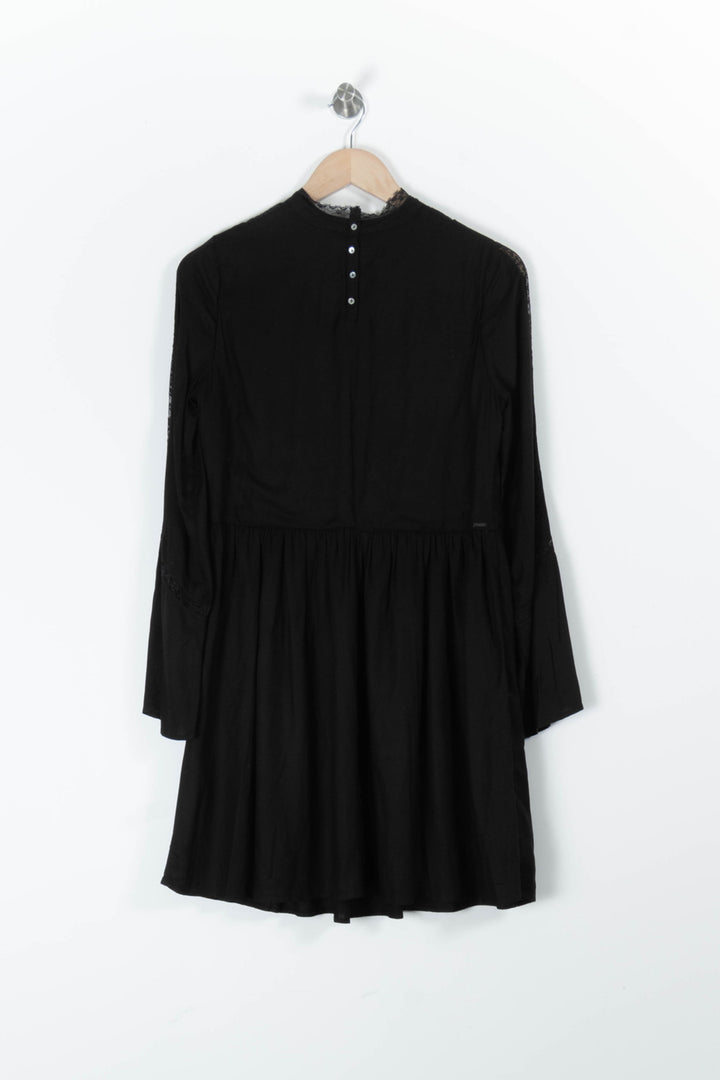 Robe Courte Noire - Taille S/36 de la marque IKKS | PARAD94299 - Vendu par Paradigme - Image 4