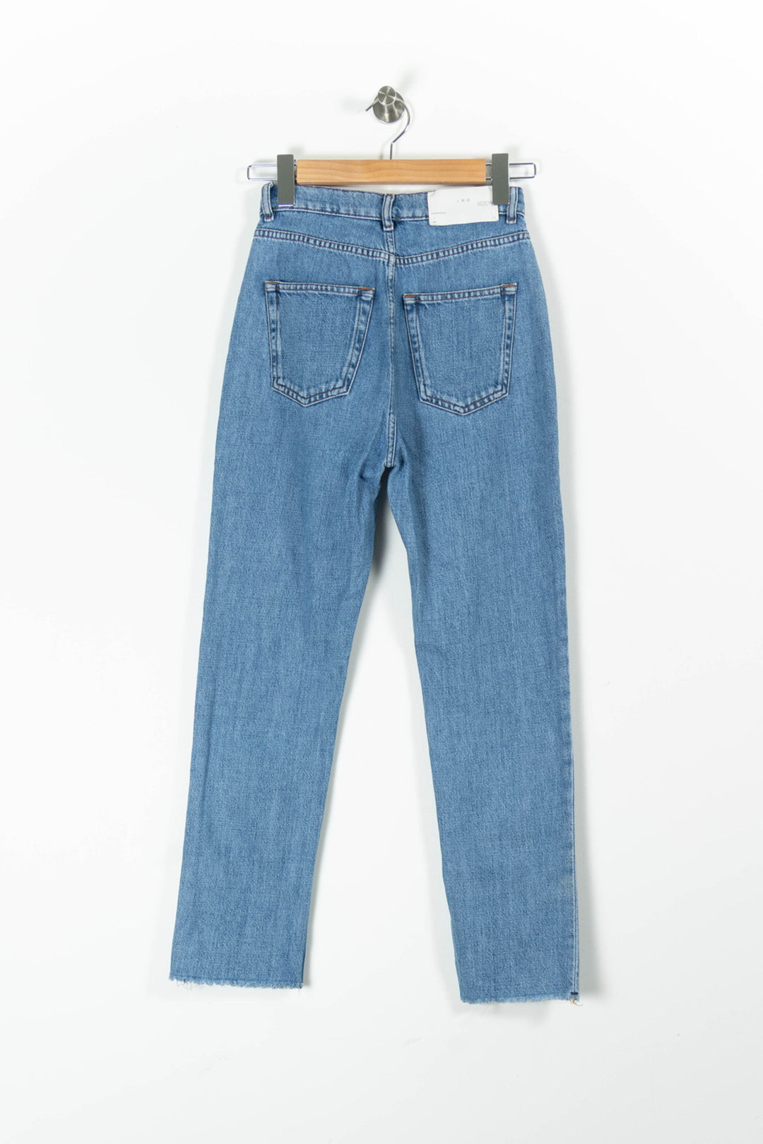 Jean Droit Bleu - Taille XS/34 de la marque IRO | PARAD94300 - Vendu par Paradigme - Image 4