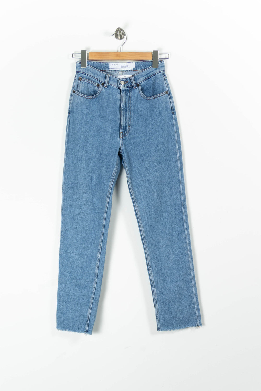 Jean Droit Bleu - Taille XS/34 de la marque IRO | PARAD94300 - Vendu par Paradigme - Image 2
