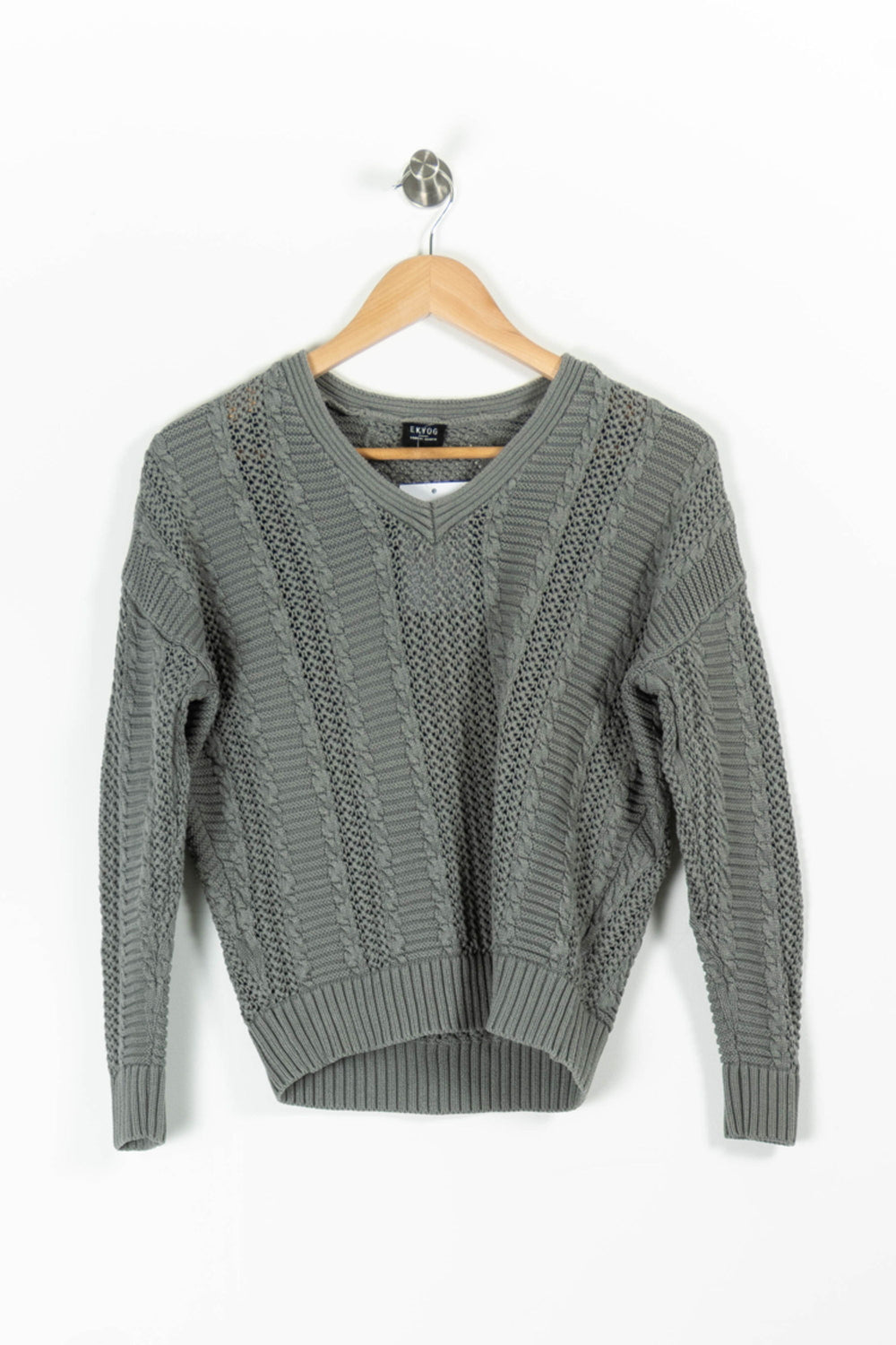 Pull Vert - Taille XS/34 de la marque Ekyog | PARAD94301 - Vendu par Paradigme - Image 2