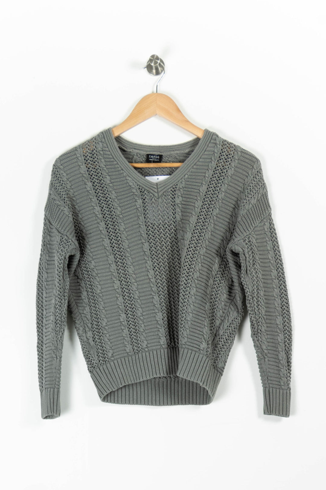 Pull Vert - Taille XS/34 de la marque Ekyog | PARAD94301 - Vendu par Paradigme - Image 2