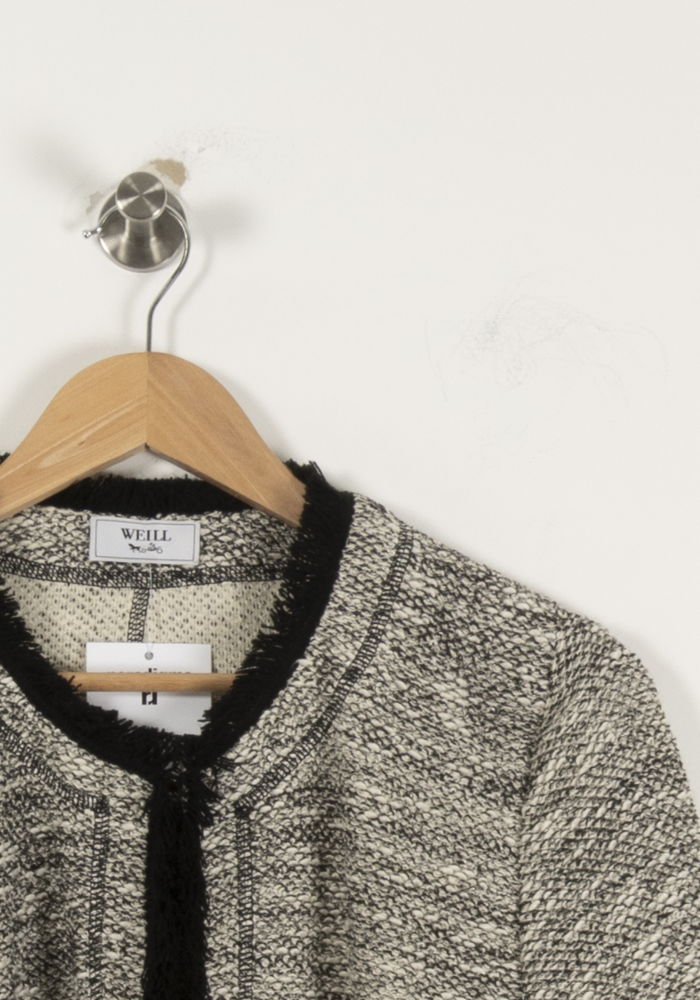 Veste Tweed Grise et Noire - Taille XXXL/46 de la marque Weill | PARAD94306 - Vendu par Paradigme - Image 3