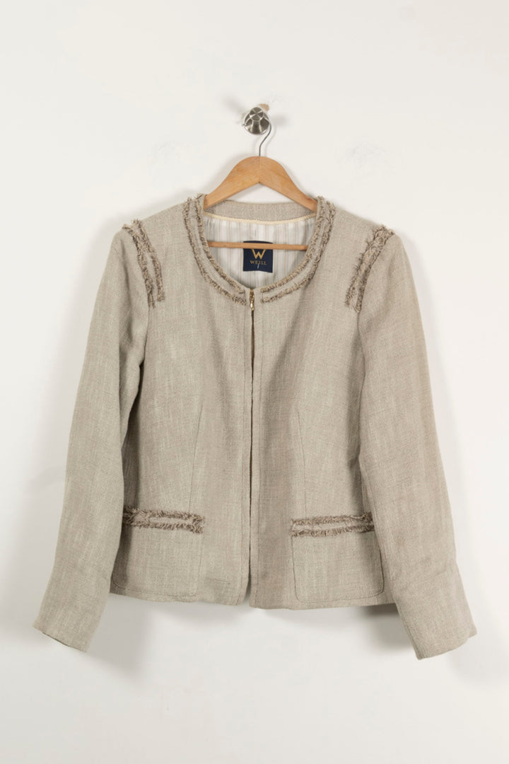 Veste Courte Beige - Taille XXXL/46 de la marque Weill | PARAD94308 - Vendu par Paradigme - Image 2