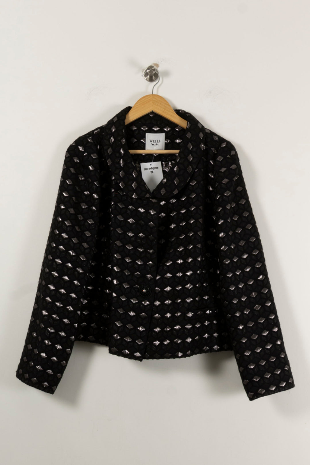 Veste Courte Noire - Taille XXXL/46 de la marque Weill | PARAD94309 - Vendu par Paradigme - Image 2
