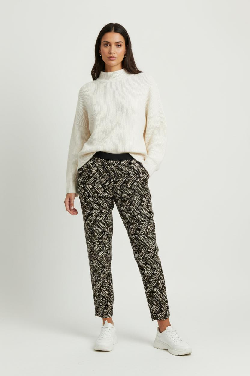 Pantalon Noir et Beige - Taille XXXL/46 de la marque Weill | PARAD94311 - Vendu par Paradigme - Image 1