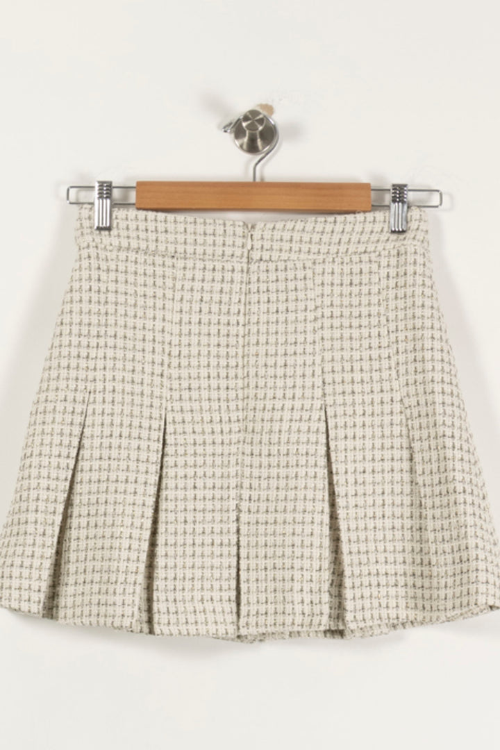 Jupe Plissée Beige - Taille S/36 de la marque Kookai | PARAD94315 - Vendu par Paradigme - Image 4