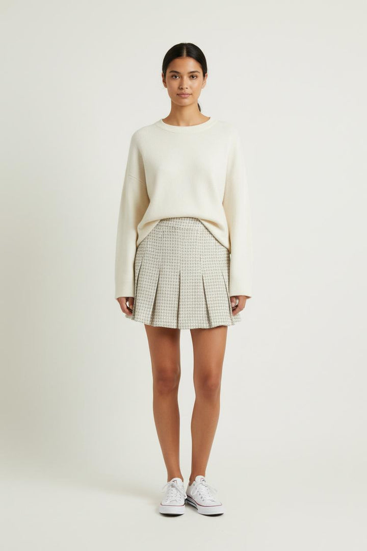 Jupe Plissée Beige - Taille S/36 de la marque Kookai | PARAD94315 - Vendu par Paradigme - Image 1