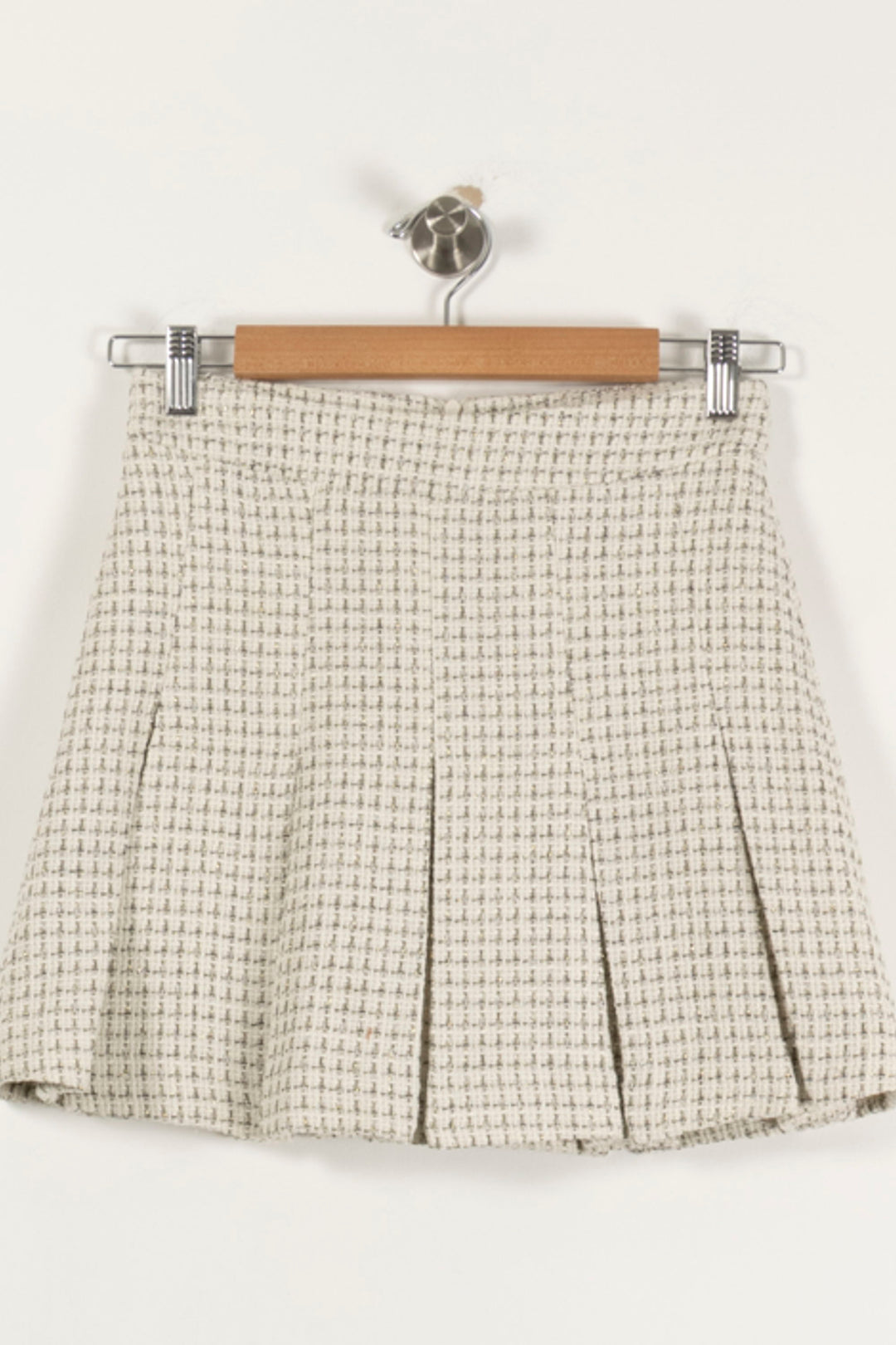 Jupe Plissée Beige - Taille S/36 de la marque Kookai | PARAD94315 - Vendu par Paradigme - Image 2