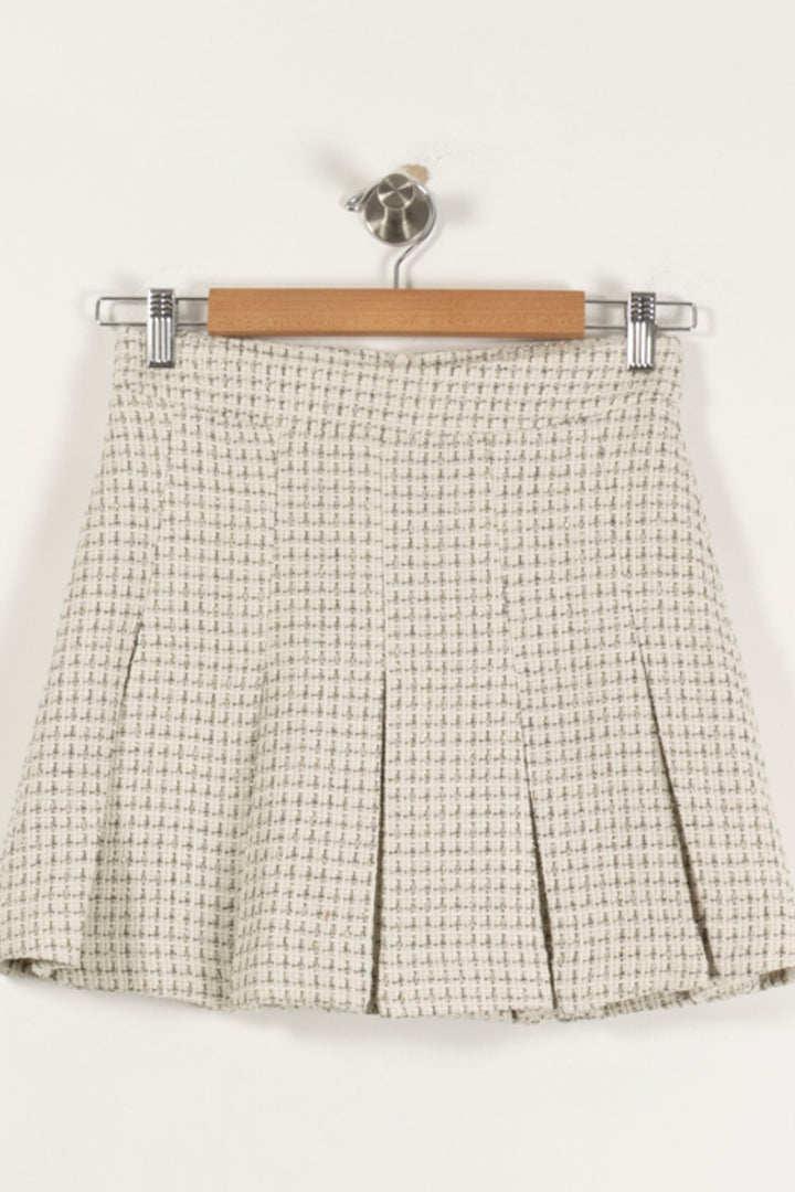 Jupe Plissée Beige - Taille S/36 de la marque Kookai | PARAD94315 - Vendu par Paradigme - Image 2