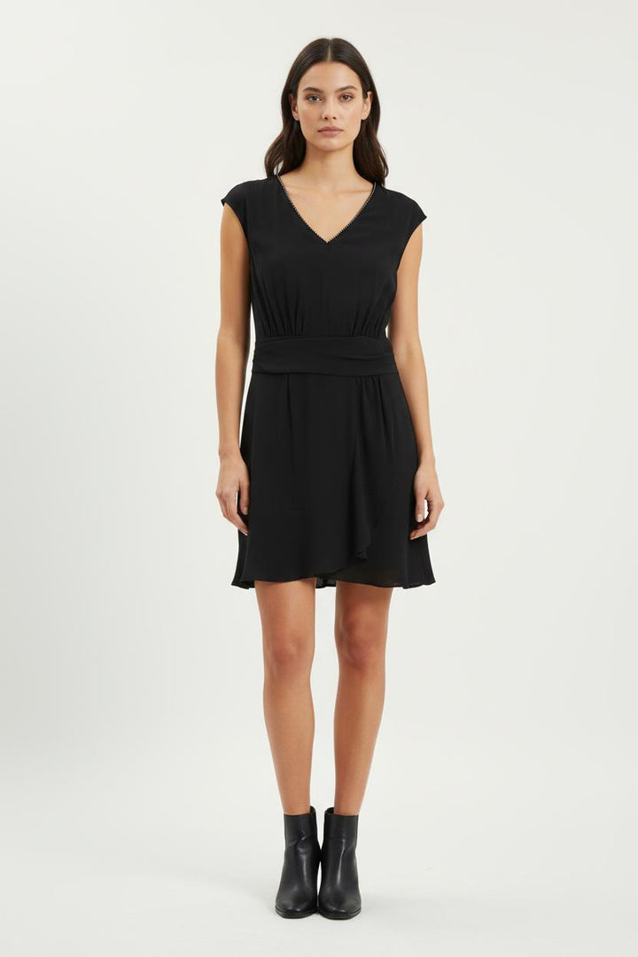 Robe Courte Noire - Taille XS/34 de la marque IKKS | PARAD94316 - Vendu par Paradigme - Image 1