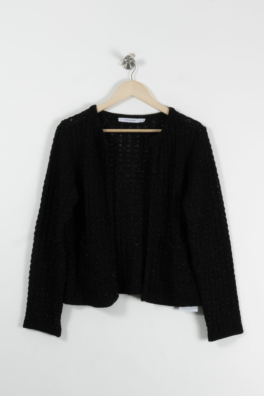 Gilet Noir - Taille L/40 de la marque La Fée Maraboutée | PARAD94327 - Vendu par Paradigme - Image 2