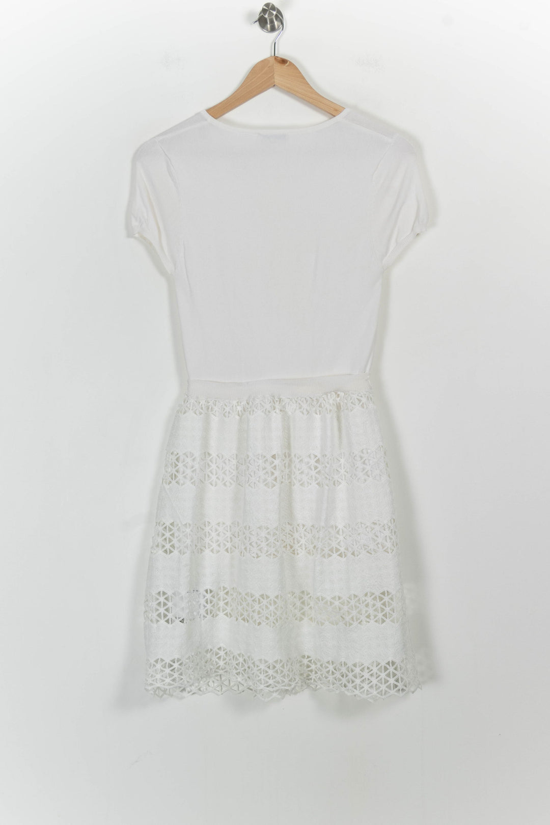 Robe en Dentelle Blanche - Taille M/38 de la marque Suncoo | PARAD94331 - Vendu par Paradigme - Image 4
