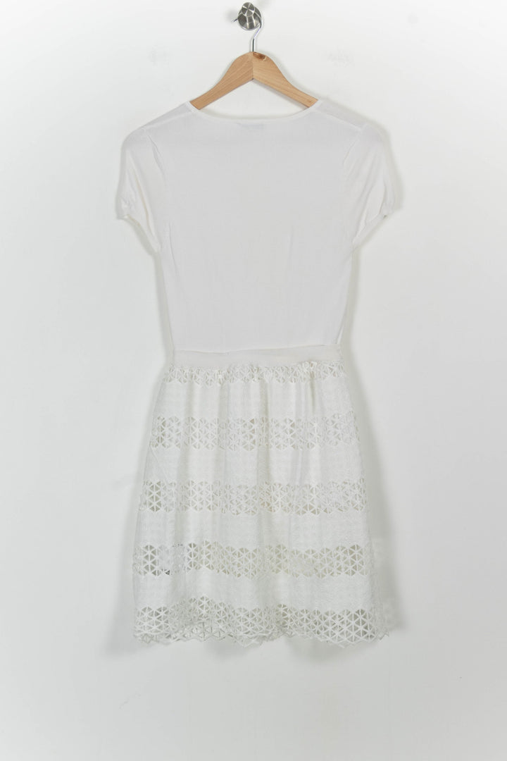 Robe en Dentelle Blanche - Taille M/38 de la marque Suncoo | PARAD94331 - Vendu par Paradigme - Image 4