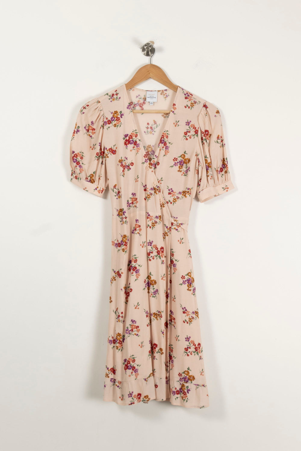 Robe Fleurie Rose - Taille XS/34 de la marque Petite Mendigote | PARAD94336 - Vendu par Paradigme - Image 2