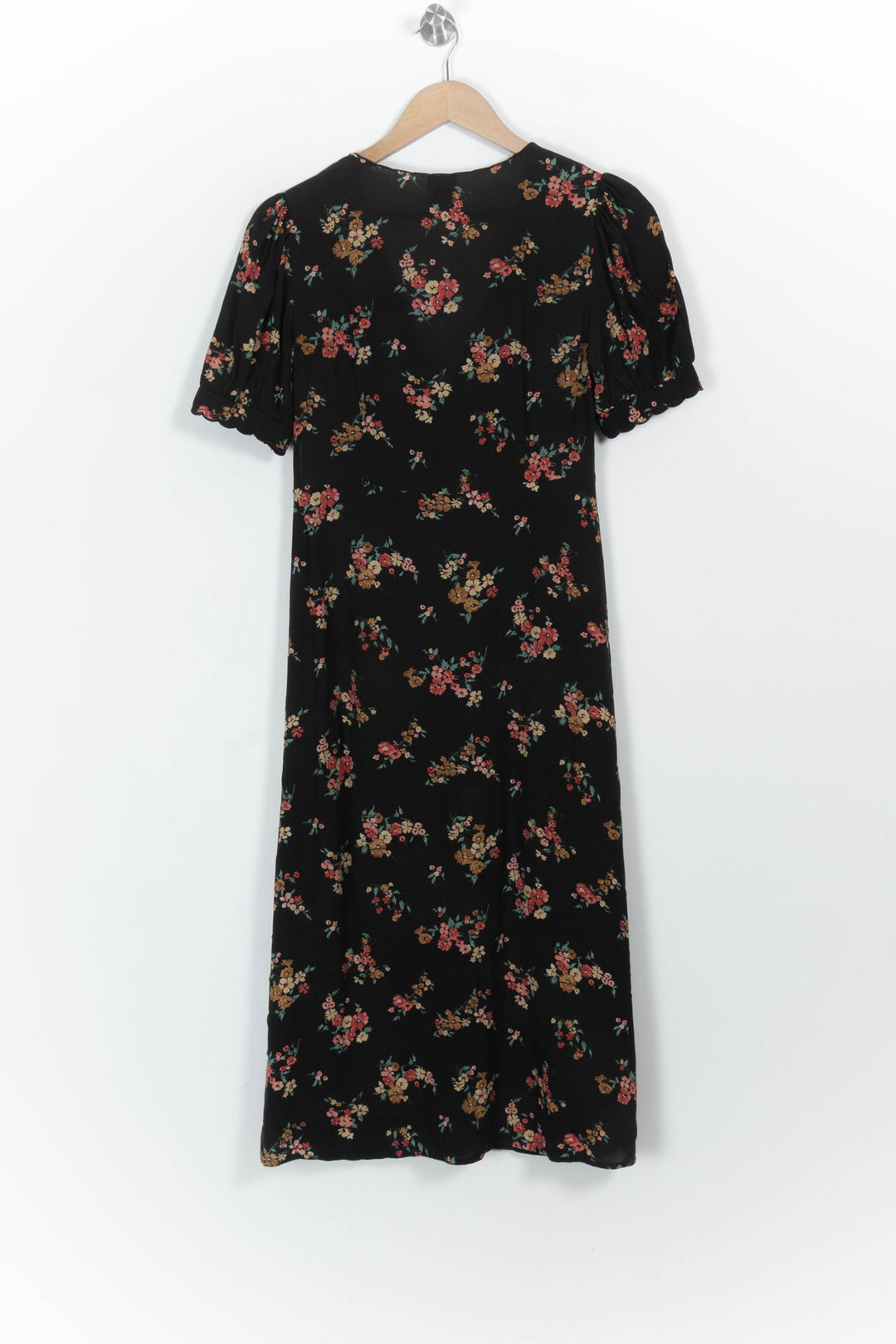 Robe Fleurie Noire - Taille XS/34 de la marque Petite Mendigote | PARAD94341 - Vendu par Paradigme - Image 4