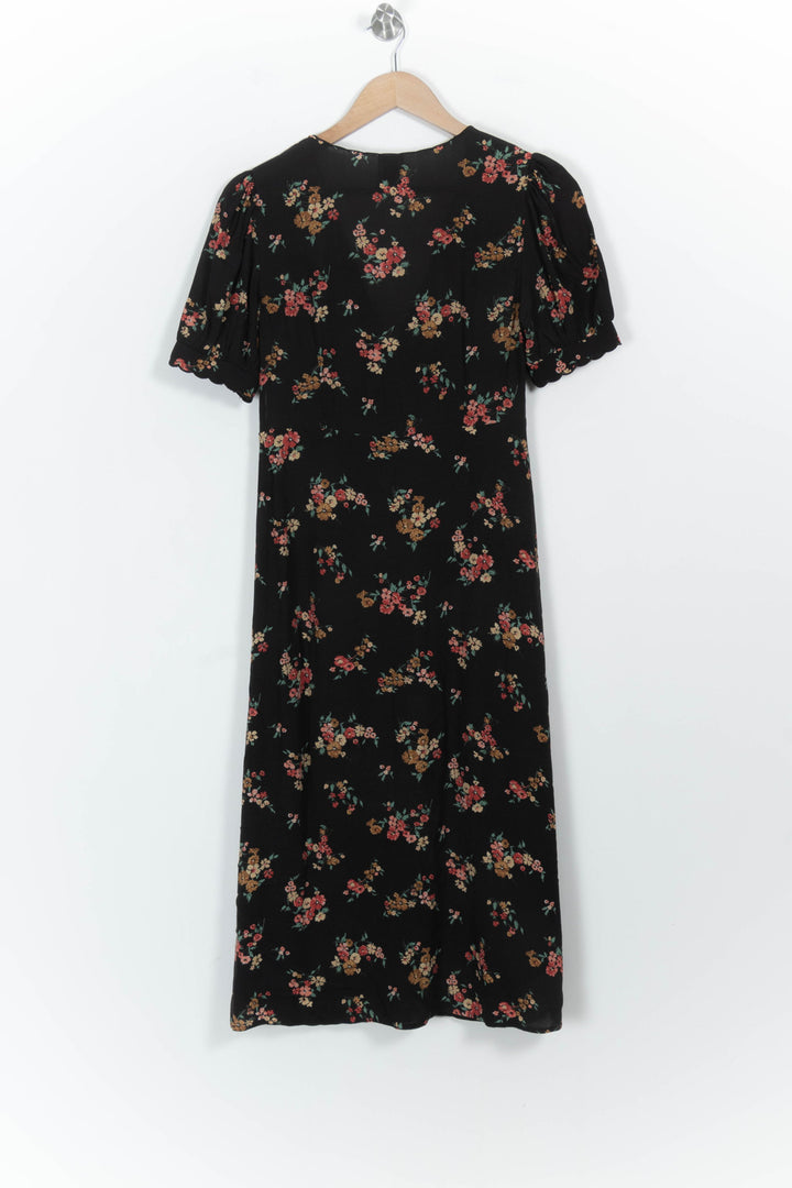 Robe Fleurie Noire - Taille XS/34 de la marque Petite Mendigote | PARAD94341 - Vendu par Paradigme - Image 4