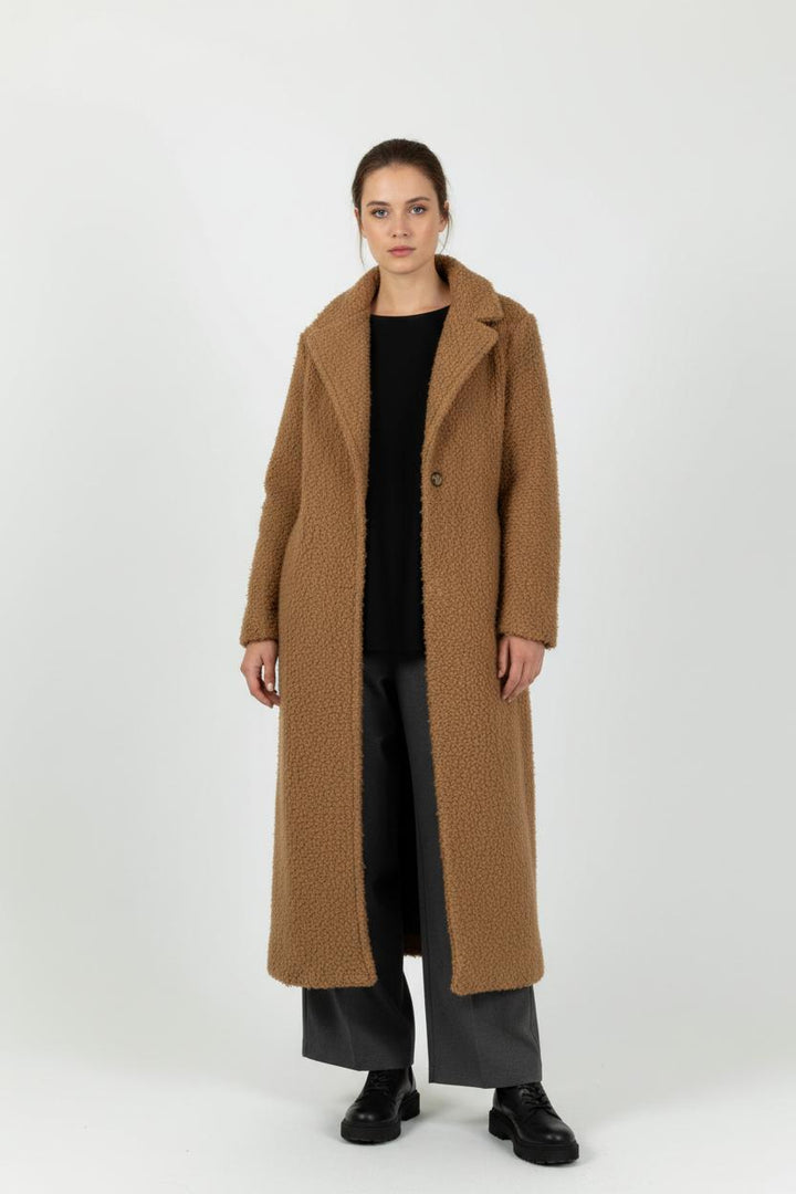 Manteau Long Beige - Taille S/36 de la marque La Fée Maraboutée | PARAD94344 - Vendu par Paradigme - Image 1