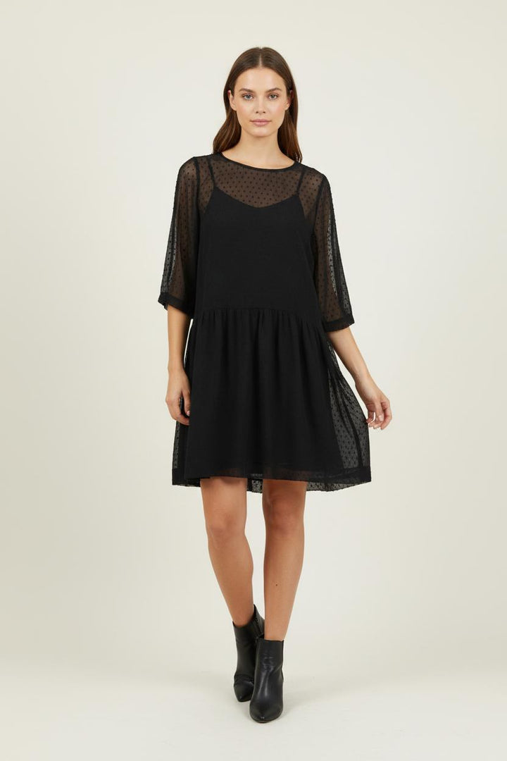 Robe Courte Noire - Taille M/38 de la marque Stella Forest | PARAD94349 - Vendu par Paradigme - Image 1