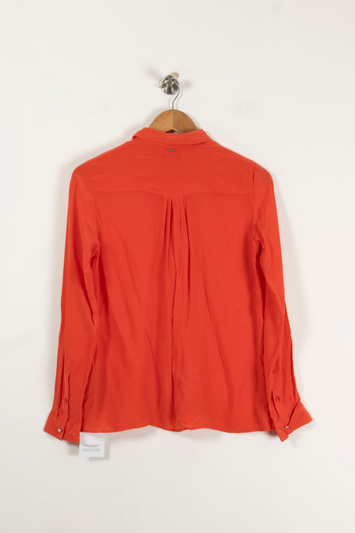 Chemise Rouge - Taille XS/34 de la marque IKKS | PARAD94350 - Vendu par Paradigme - Image 4