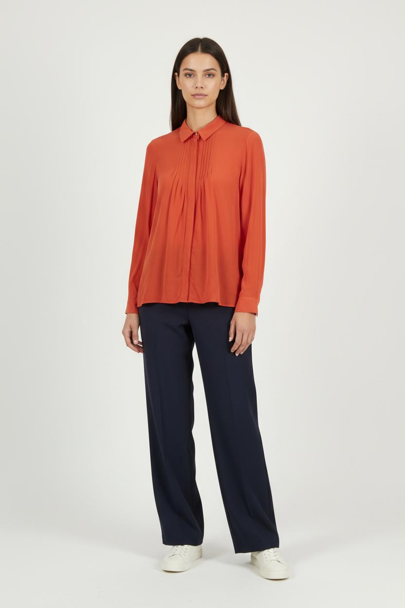 Chemise Rouge - Taille XS/34 de la marque IKKS | PARAD94350 - Vendu par Paradigme - Image 1