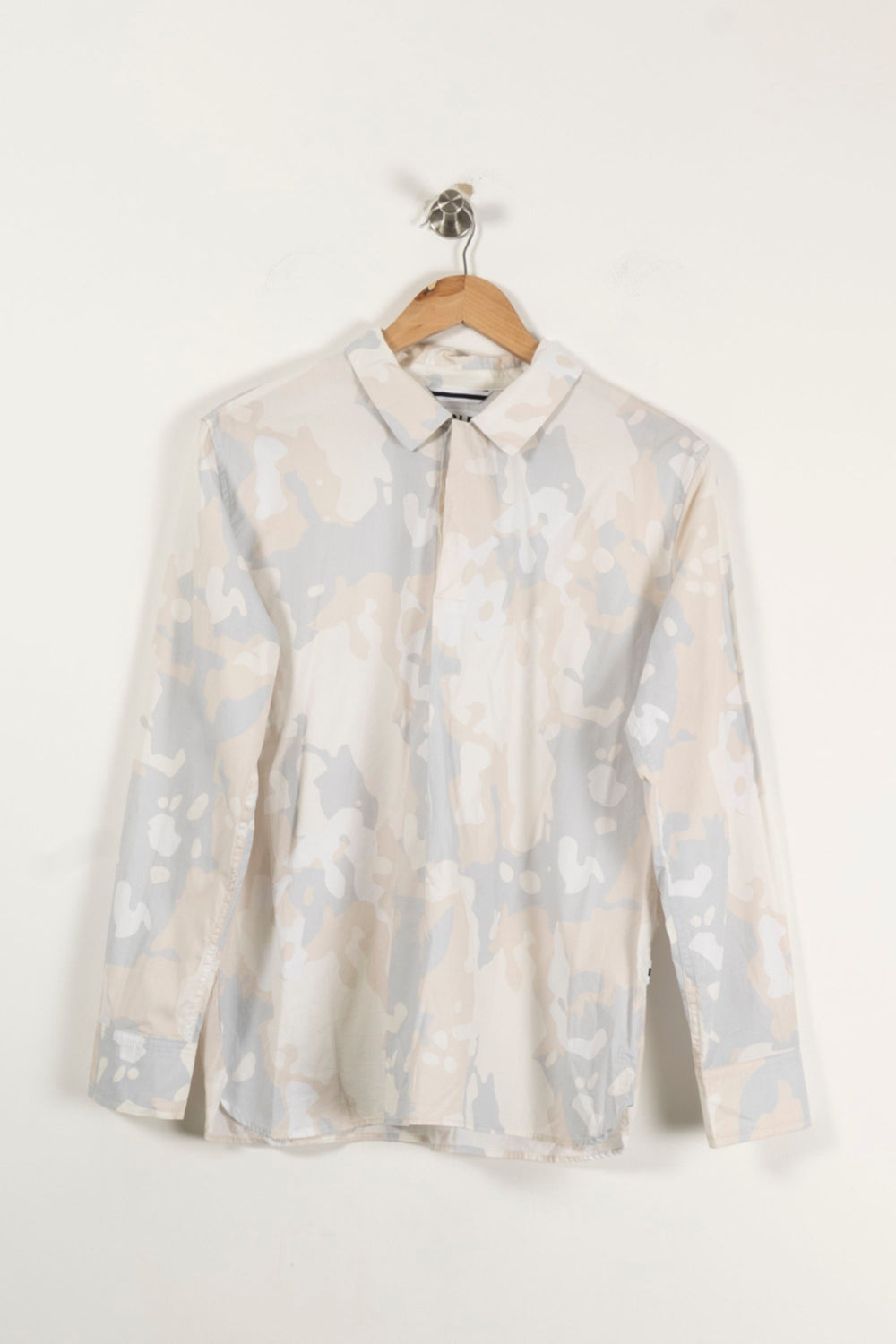 Chemise Camouflage Grise et Beige - Taille M/38 de la marque Aigle | PARAD94352 - Vendu par Paradigme - Image 2