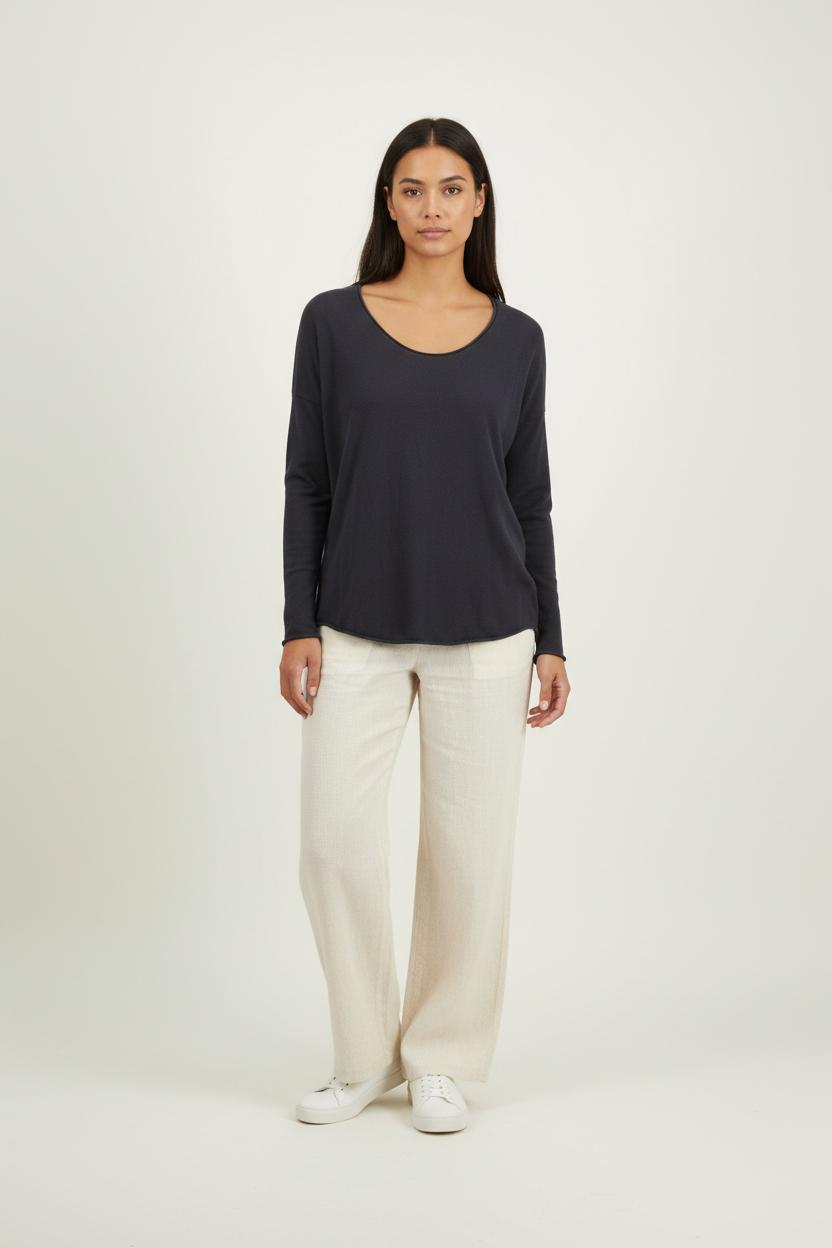 Pull Bleu - Taille XL/42 de la marque American Vintage | PARAD94356 - Vendu par Paradigme - Image 1