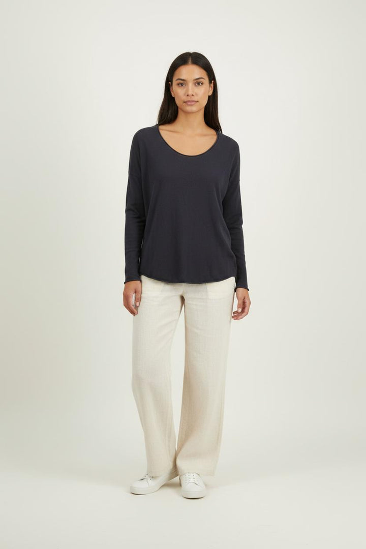 Pull Bleu - Taille XL/42 de la marque American Vintage | PARAD94356 - Vendu par Paradigme - Image 1