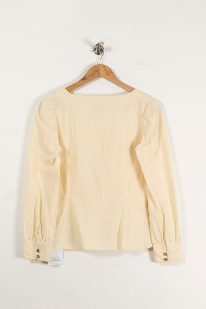Blouse Beige - Taille XS/34 de la marque Karl Marc John | PARAD94358 - Vendu par Paradigme - Image 4