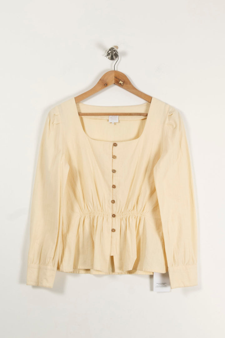 Blouse Beige - Taille XS/34 de la marque Karl Marc John | PARAD94358 - Vendu par Paradigme - Image 2