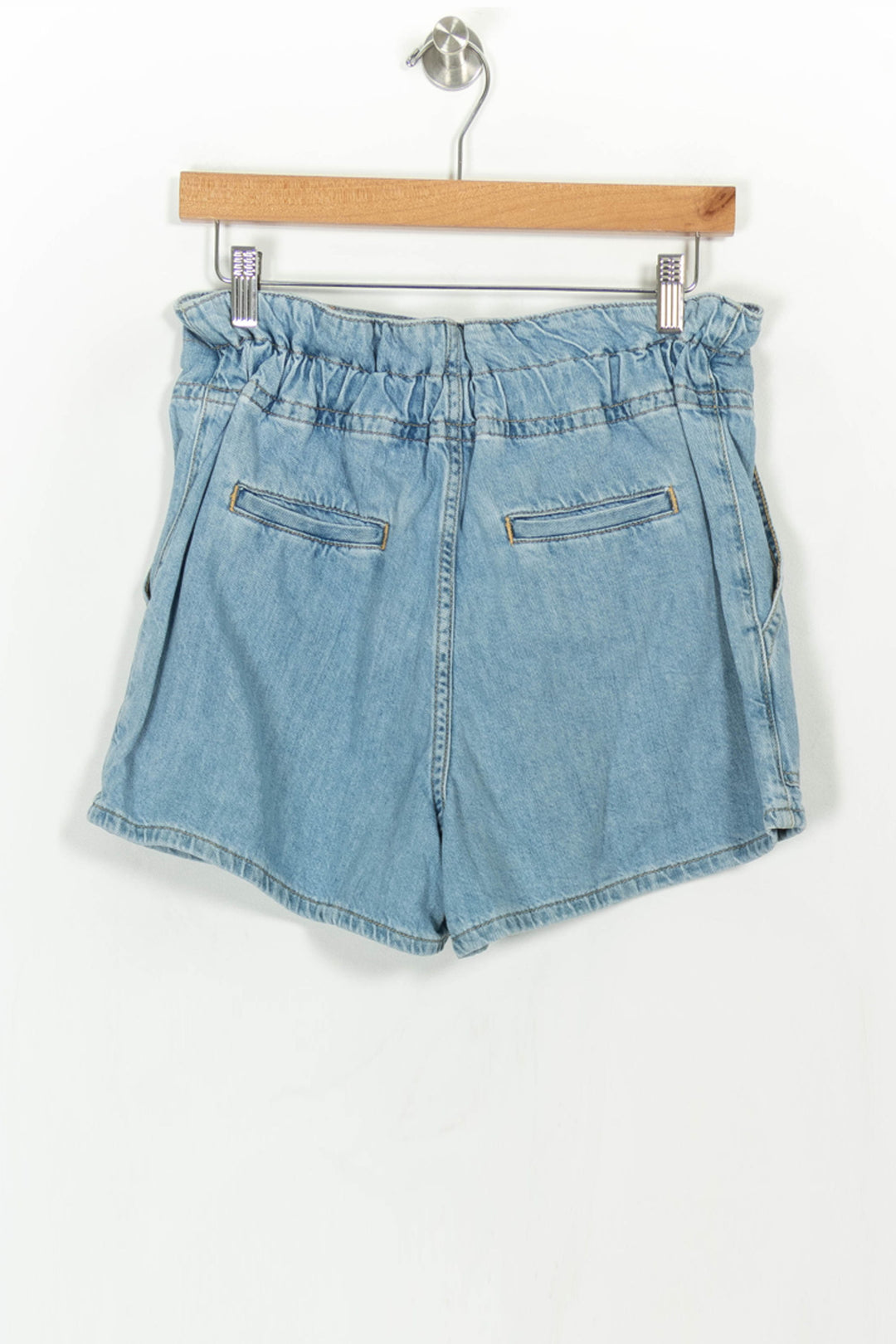 Short en Jean Bleu - Taille M/38 de la marque ba&sh | PARAD94362 - Vendu par Paradigme - Image 4