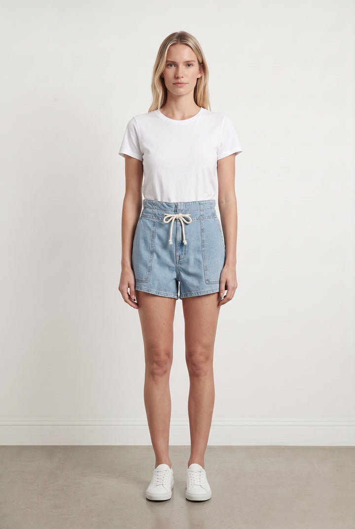 Short en Jean Bleu - Taille M/38 de la marque ba&sh | PARAD94362 - Vendu par Paradigme - Image 1