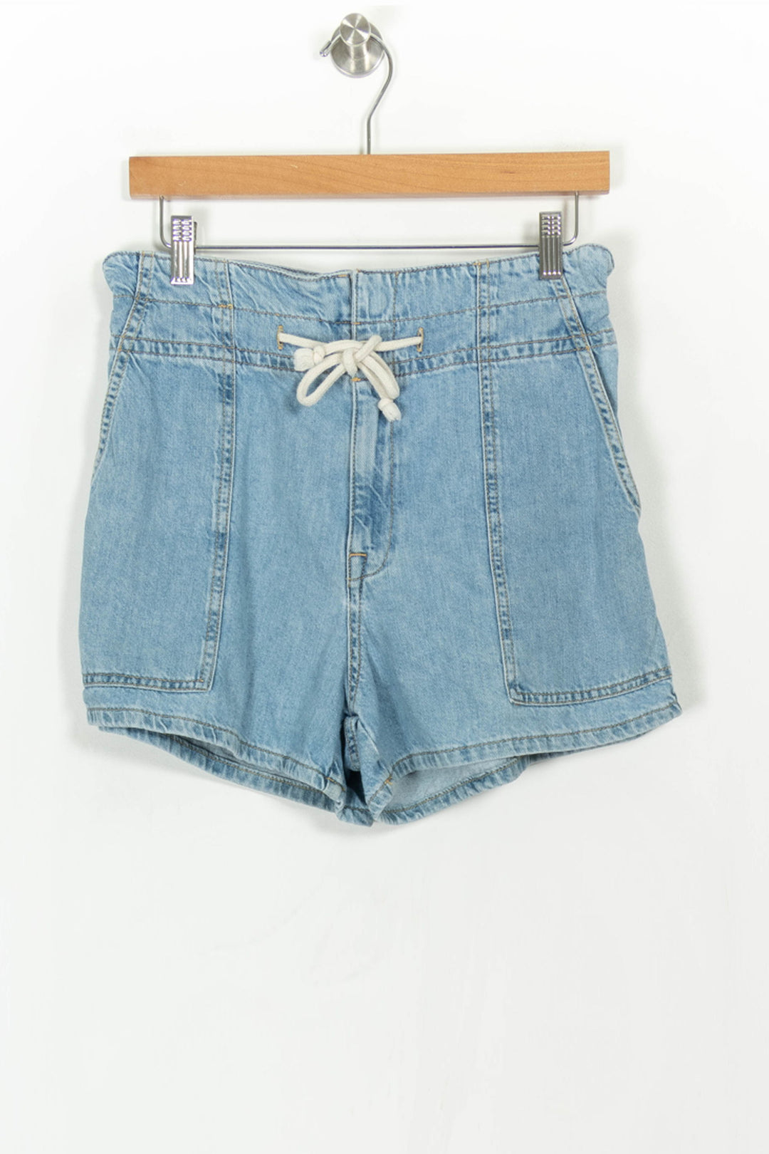 Short en Jean Bleu - Taille M/38 de la marque ba&sh | PARAD94362 - Vendu par Paradigme - Image 2