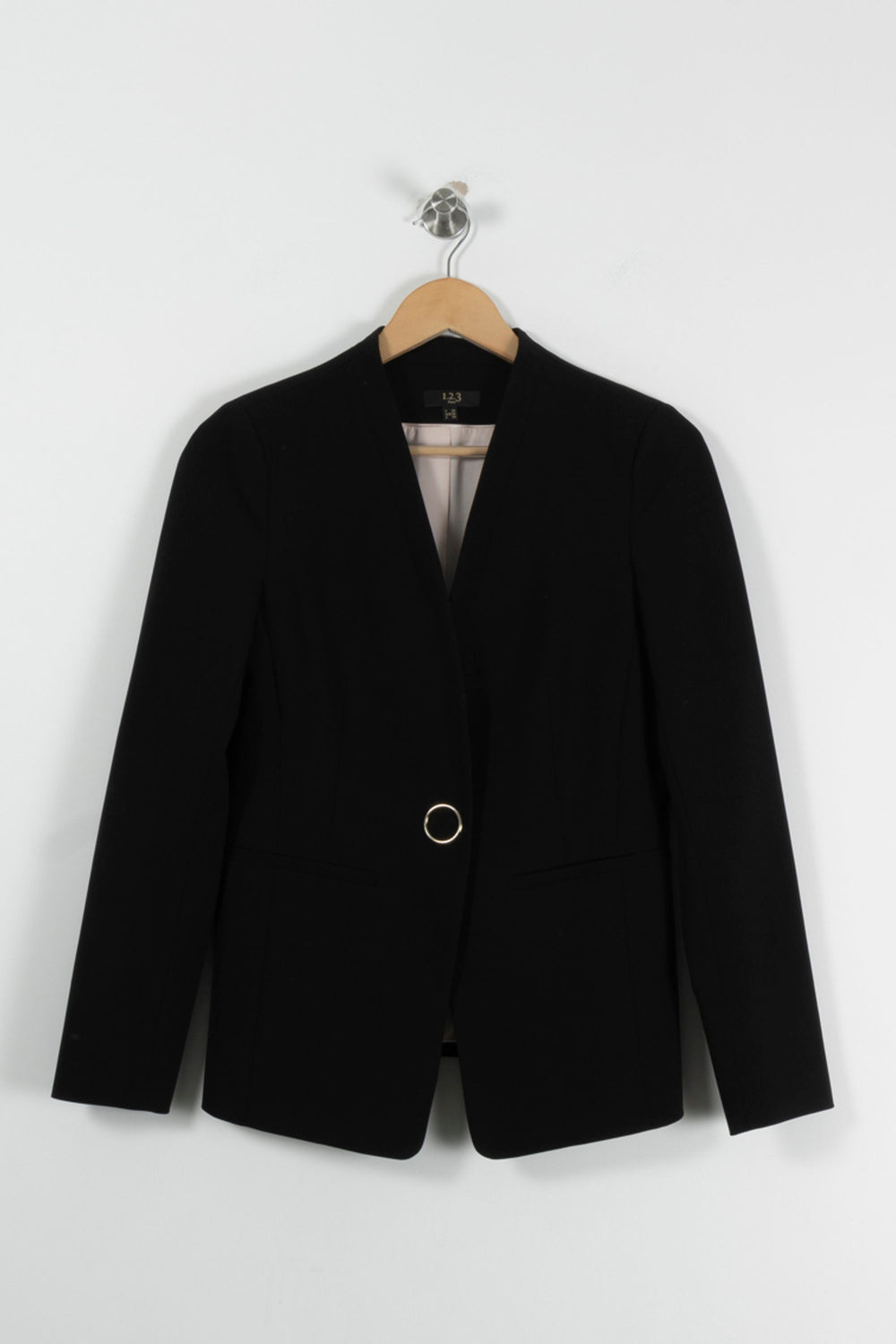 Veste Tailleur Noire - Taille S/36 de la marque Maison 123 | PARAD94363 - Vendu par Paradigme - Image 2
