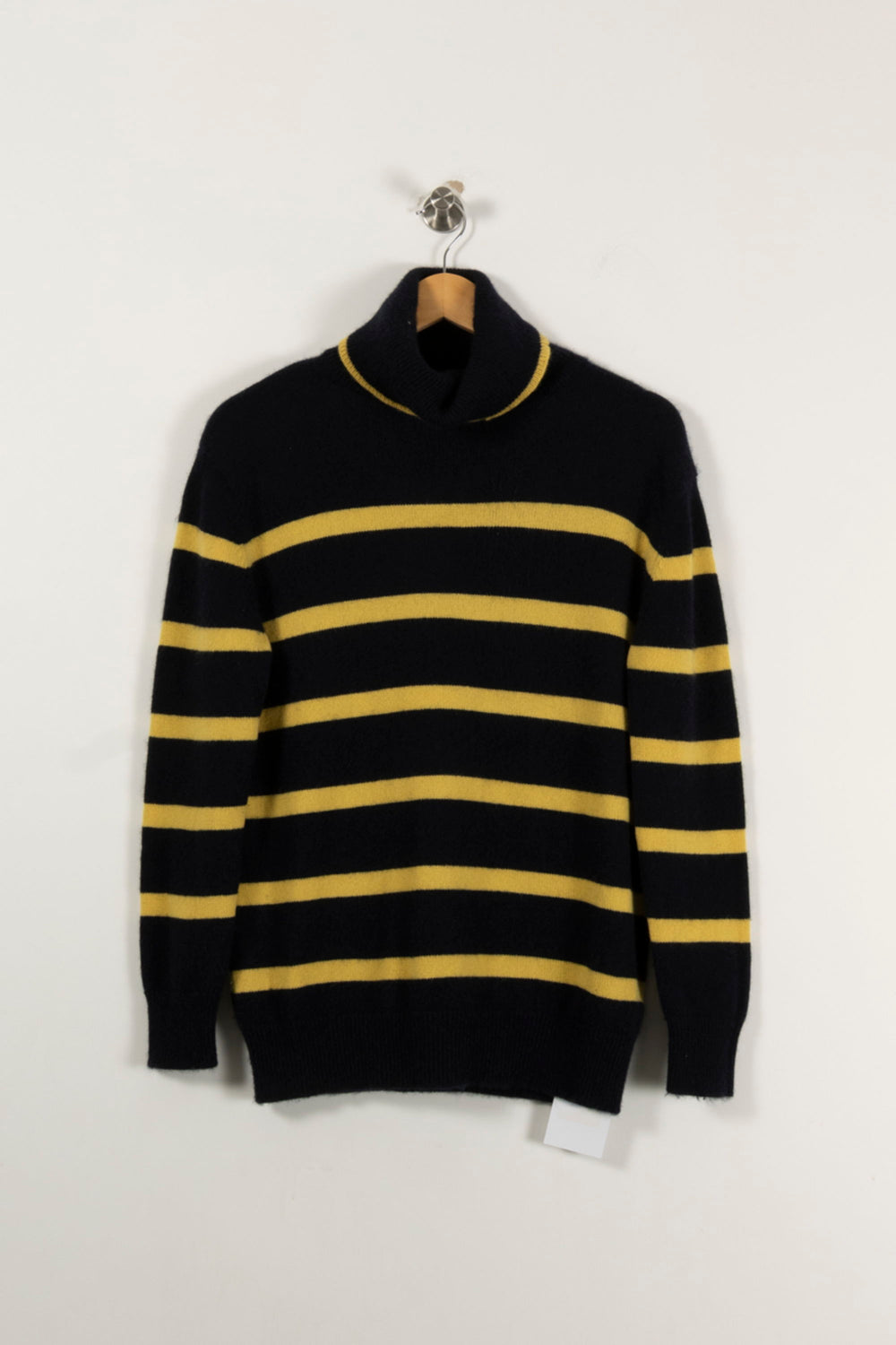 Pull Rayé Noir et Jaune - Taille M/38 de la marque Bérénice | PARAD94364 - Vendu par Paradigme - Image 2