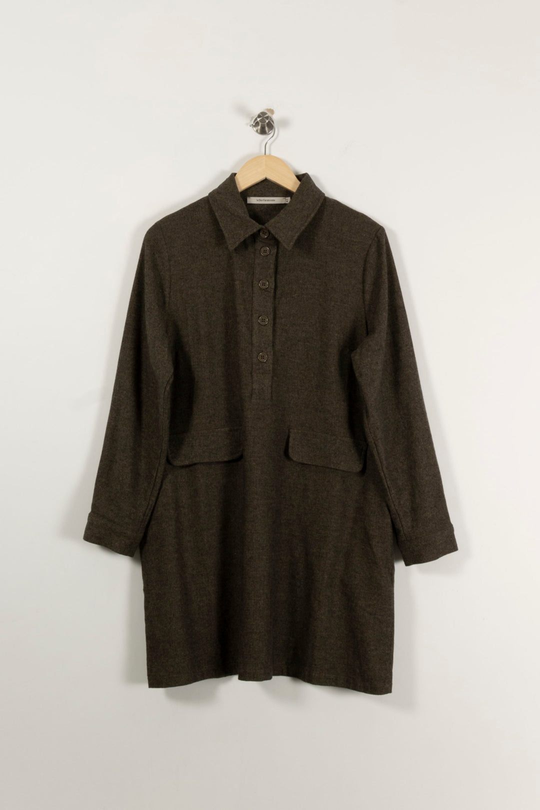 Robe Chemise Verte - Taille XL/42 de la marque La Fée Maraboutée | PARAD94365 - Vendu par Paradigme - Image 2