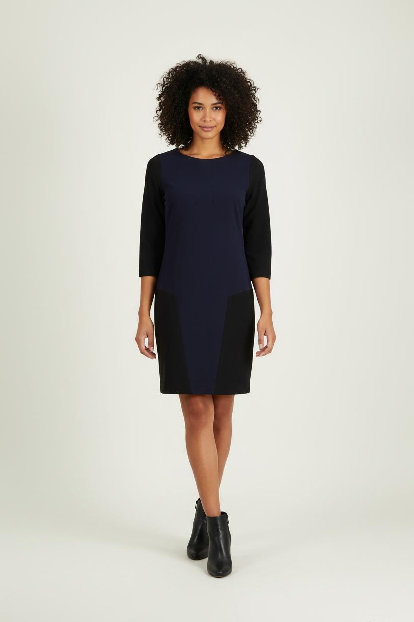 Robe Courte Bleu et Noire - Taille S/36 de la marque Sandro | PARAD94372 - Vendu par Paradigme - Image 1
